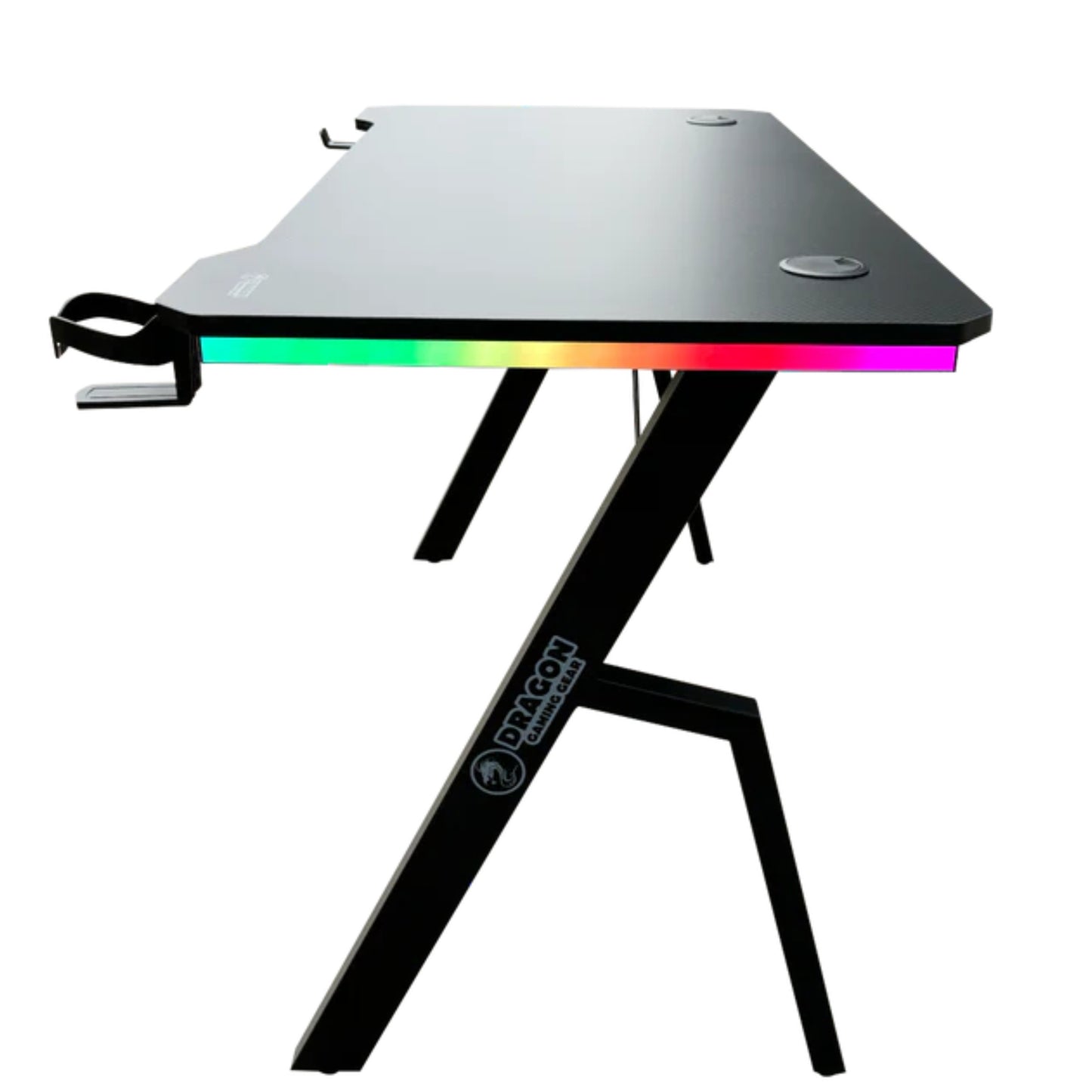 שולחן גיימינג תאורת Rgb אורך 120 ס"מ דגם Tr - Dragon