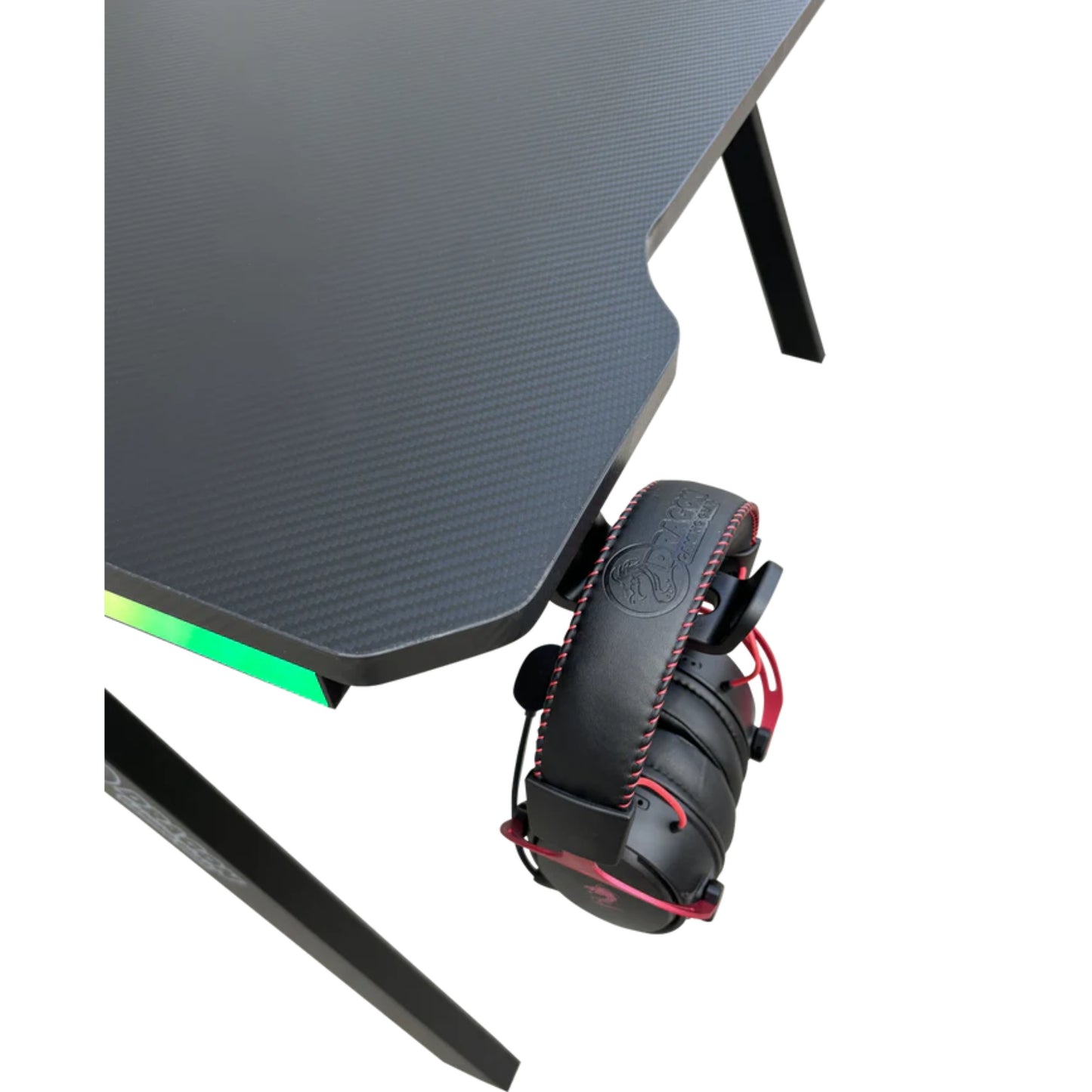 שולחן גיימינג תאורת Rgb אורך 120 ס"מ דגם Tr - Dragon