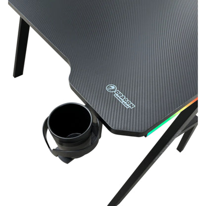 שולחן גיימינג תאורת Rgb אורך 120 ס"מ דגם Tr - Dragon
