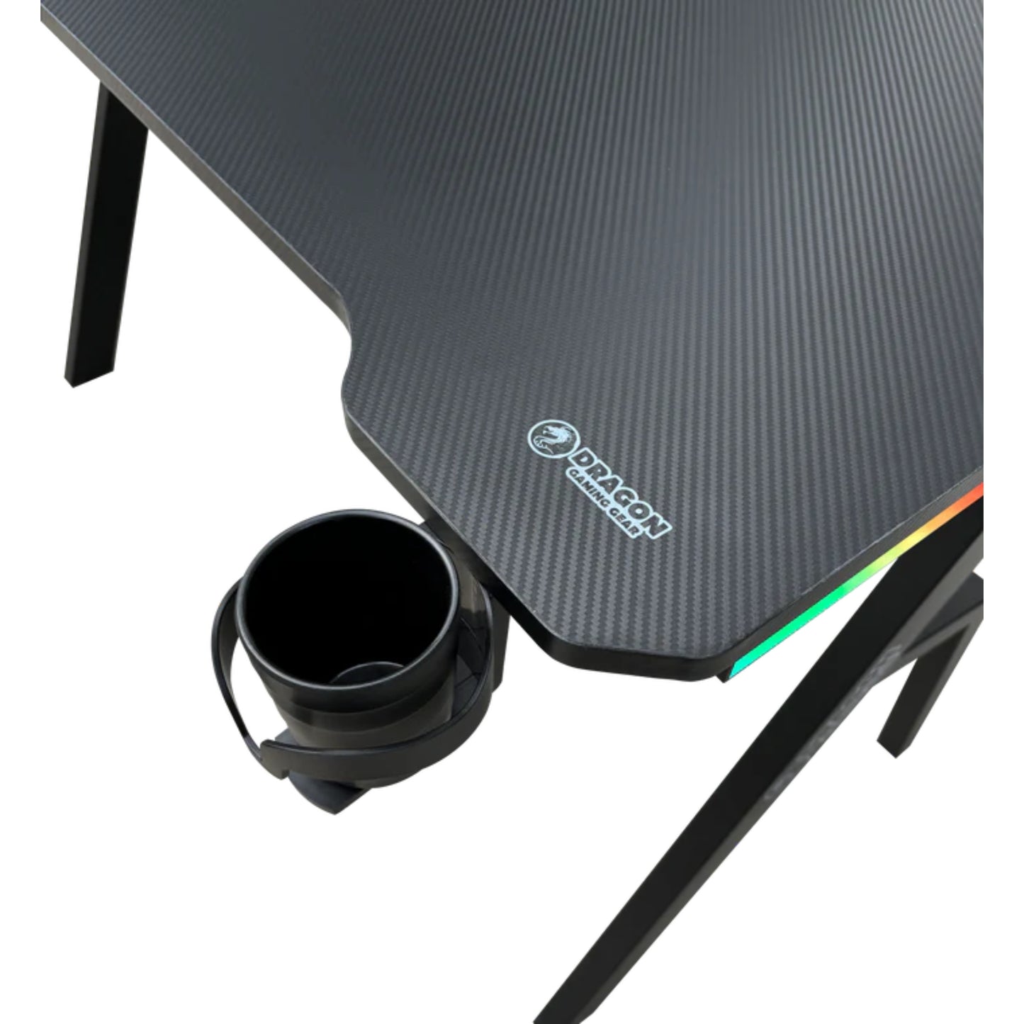 שולחן גיימינג תאורת Rgb אורך 120 ס"מ דגם Tr - Dragon