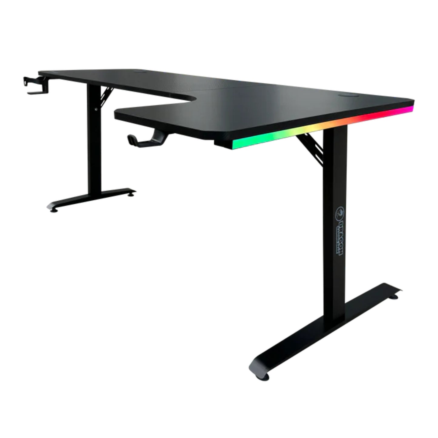 שולחן גיימינג פינתי ימין תאורת Rgb דגם Tl-r - Dragon