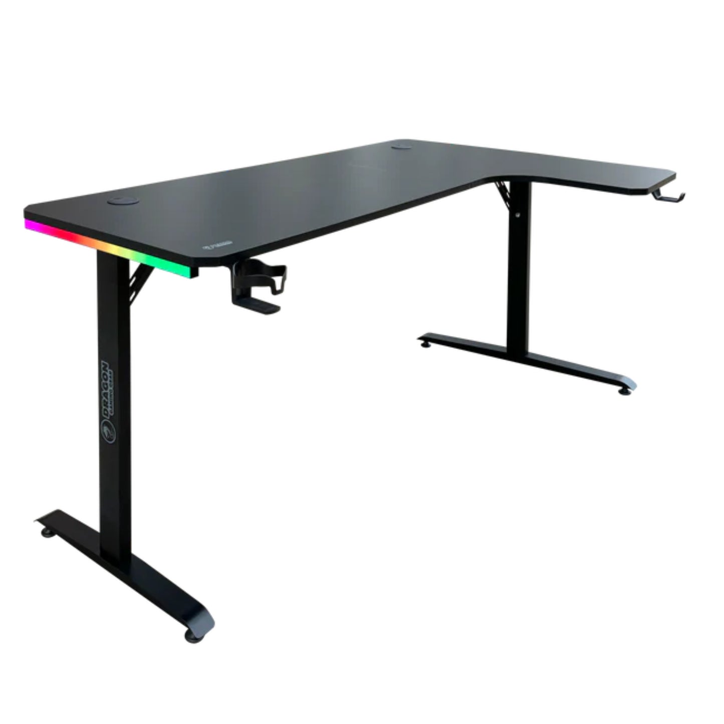 שולחן גיימינג פינתי ימין תאורת Rgb דגם Tl-r - Dragon