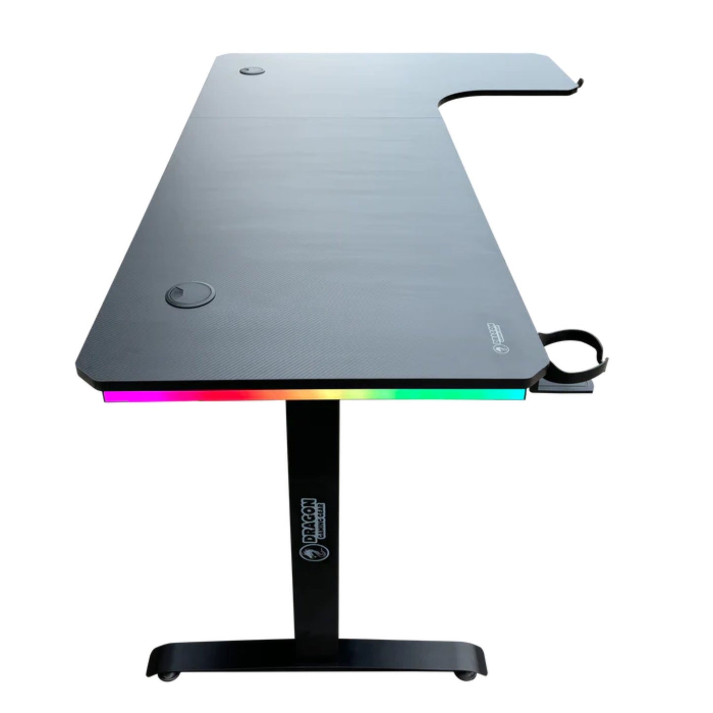 שולחן גיימינג פינתי ימין תאורת Rgb דגם Tl-r - Dragon