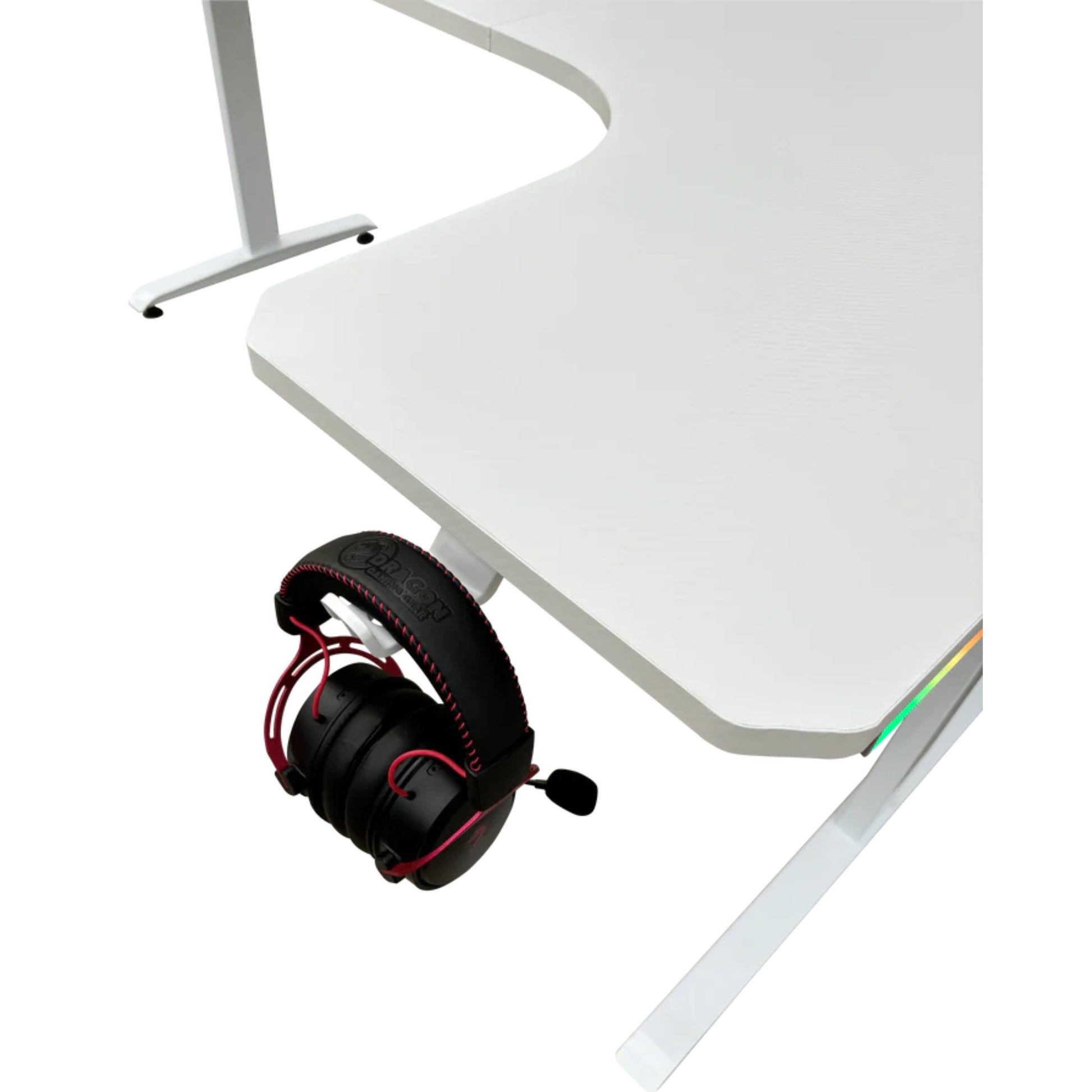 שולחן גיימינג פינתי ימין תאורת Rgb דגם Tl-r - Dragon