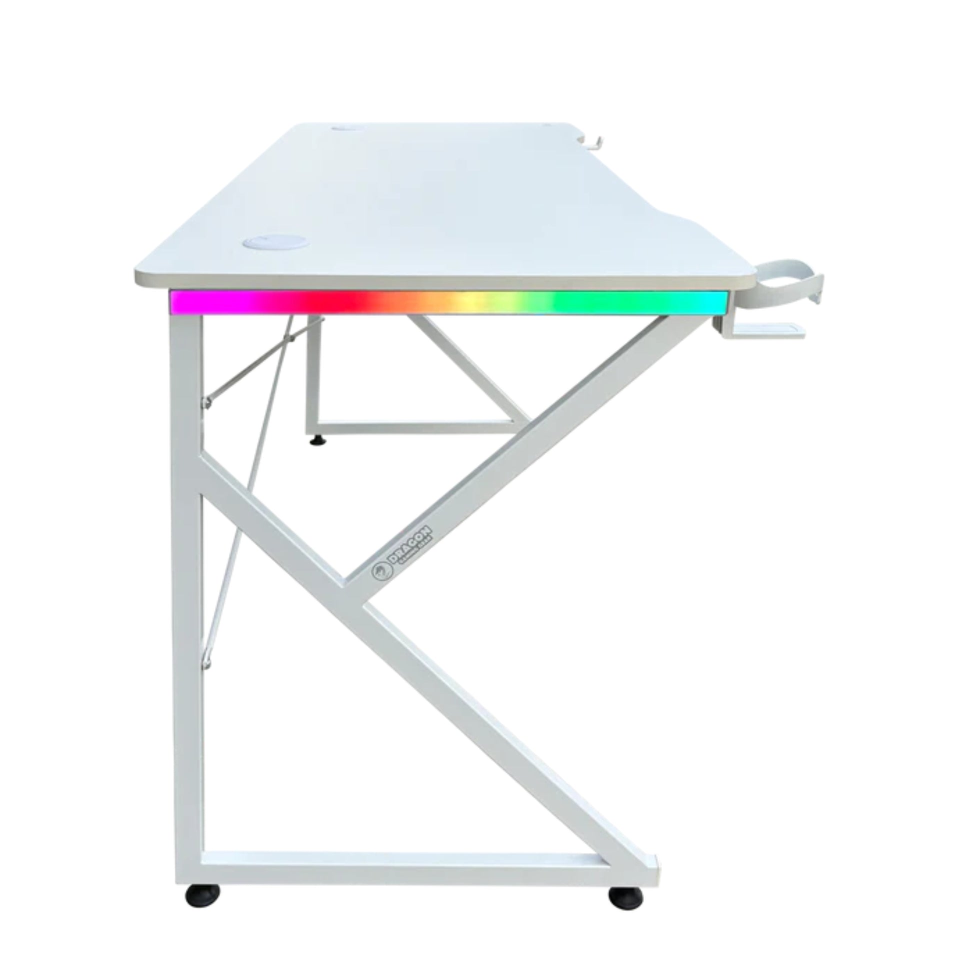 שולחן גיימינג תאורת Rgb אורך 150 ס"מ דגם  Tk - Dragon