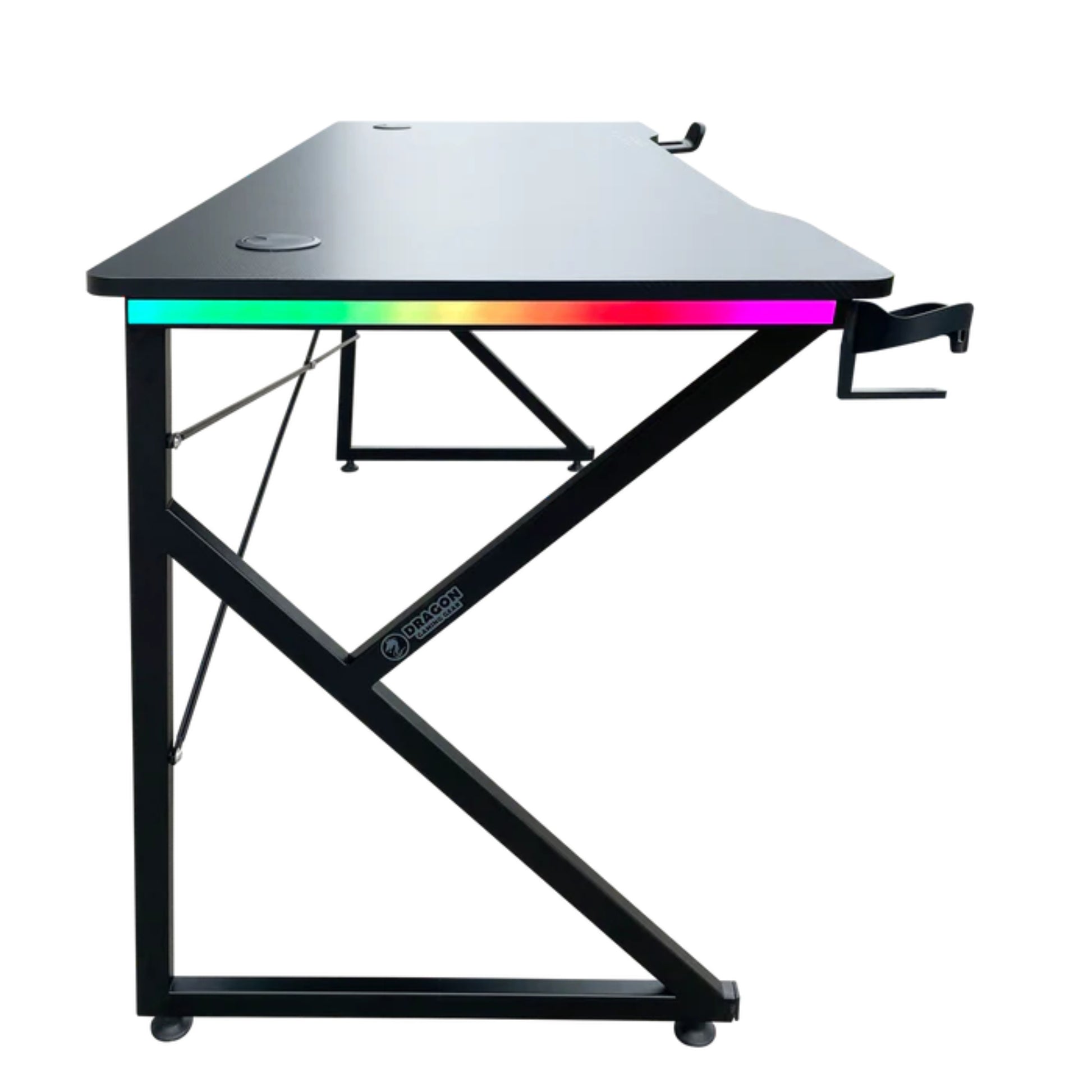 שולחן גיימינג תאורת Rgb אורך 150 ס"מ דגם  Tk - Dragon