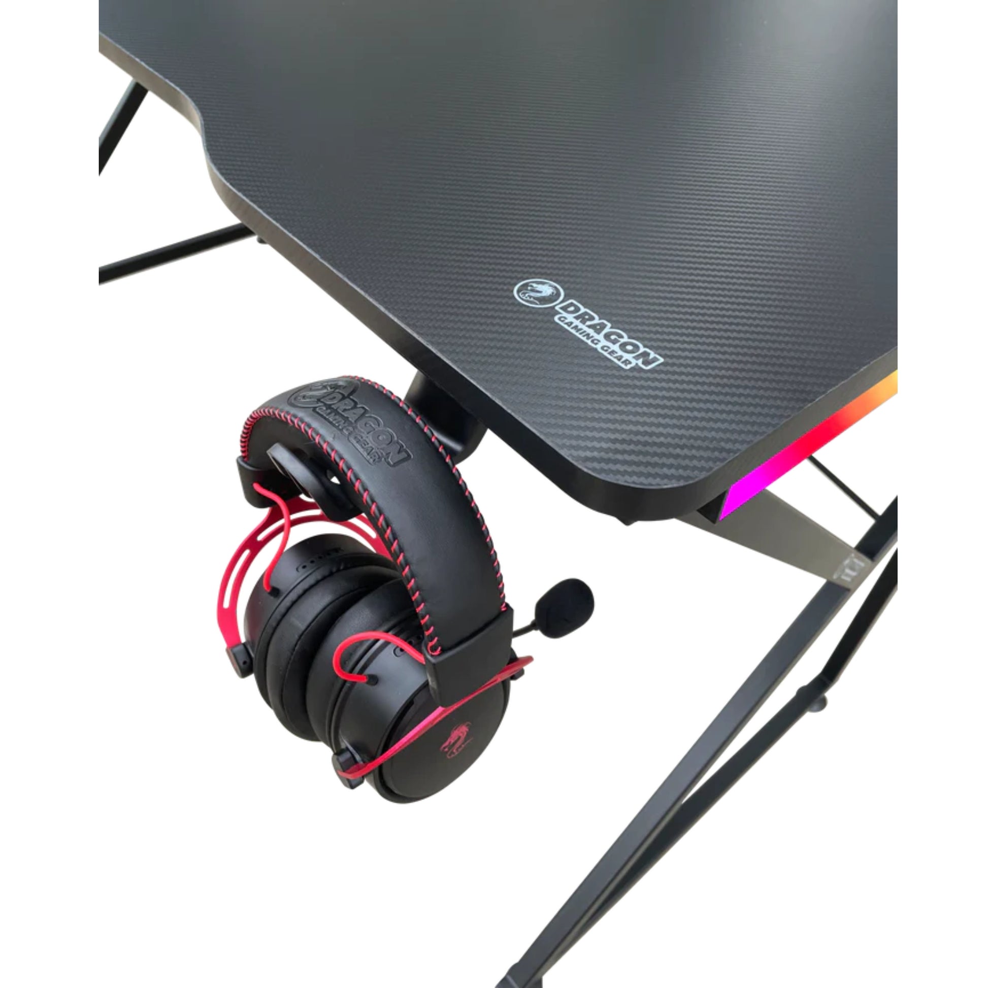 שולחן גיימינג תאורת Rgb אורך 150 ס"מ דגם  Tk - Dragon