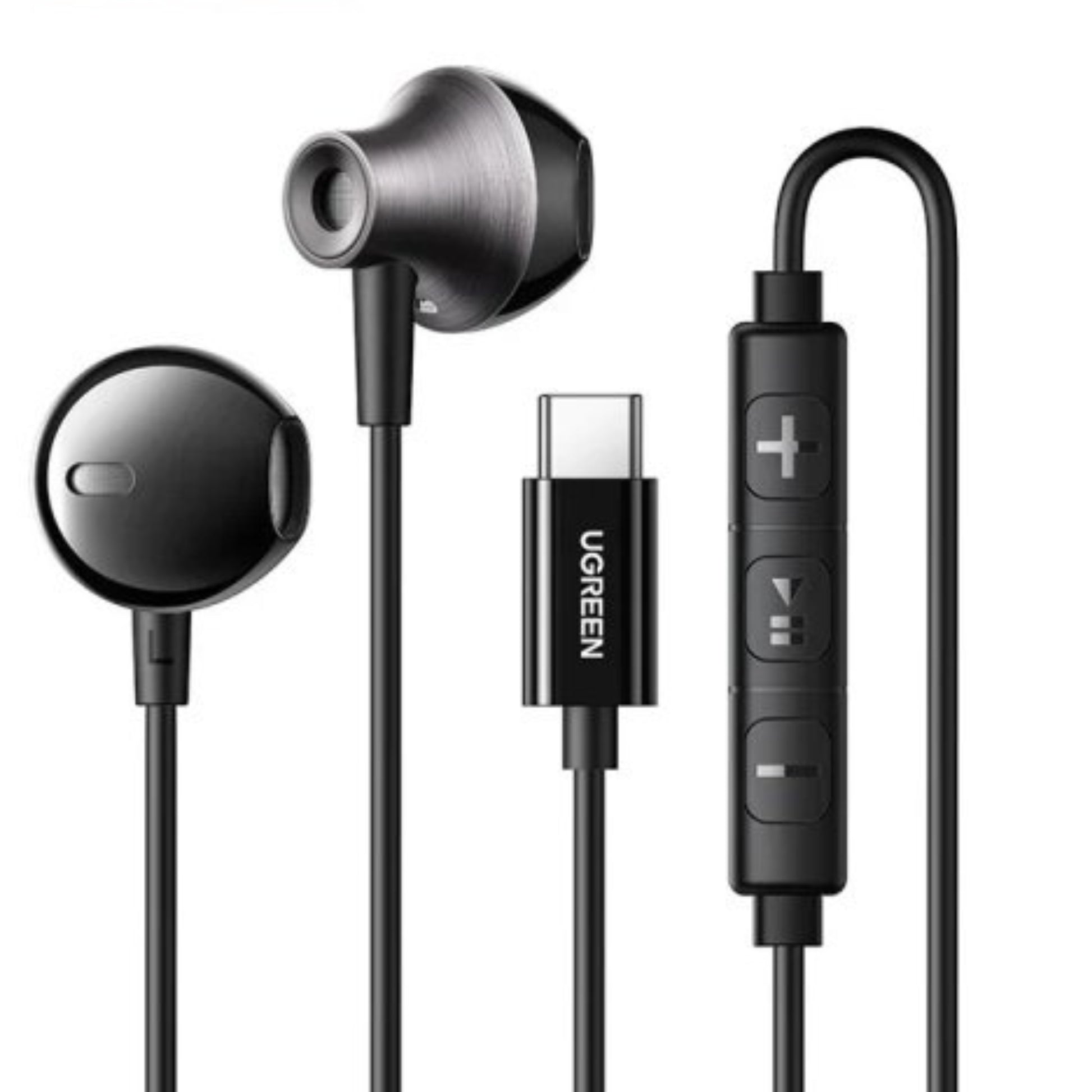 אוזניות חוטיות עם מיקרופון Ugreen In Ear Type C