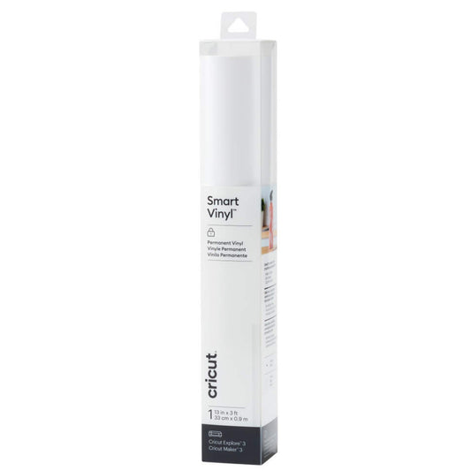 נייר ויניל 33* 90ס"מ Cricut Smart Vinyl Permanent לבן