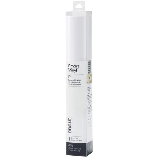 נייר ויניל 90*33ס"מ Cricut Smart Vinyl Removable לבן