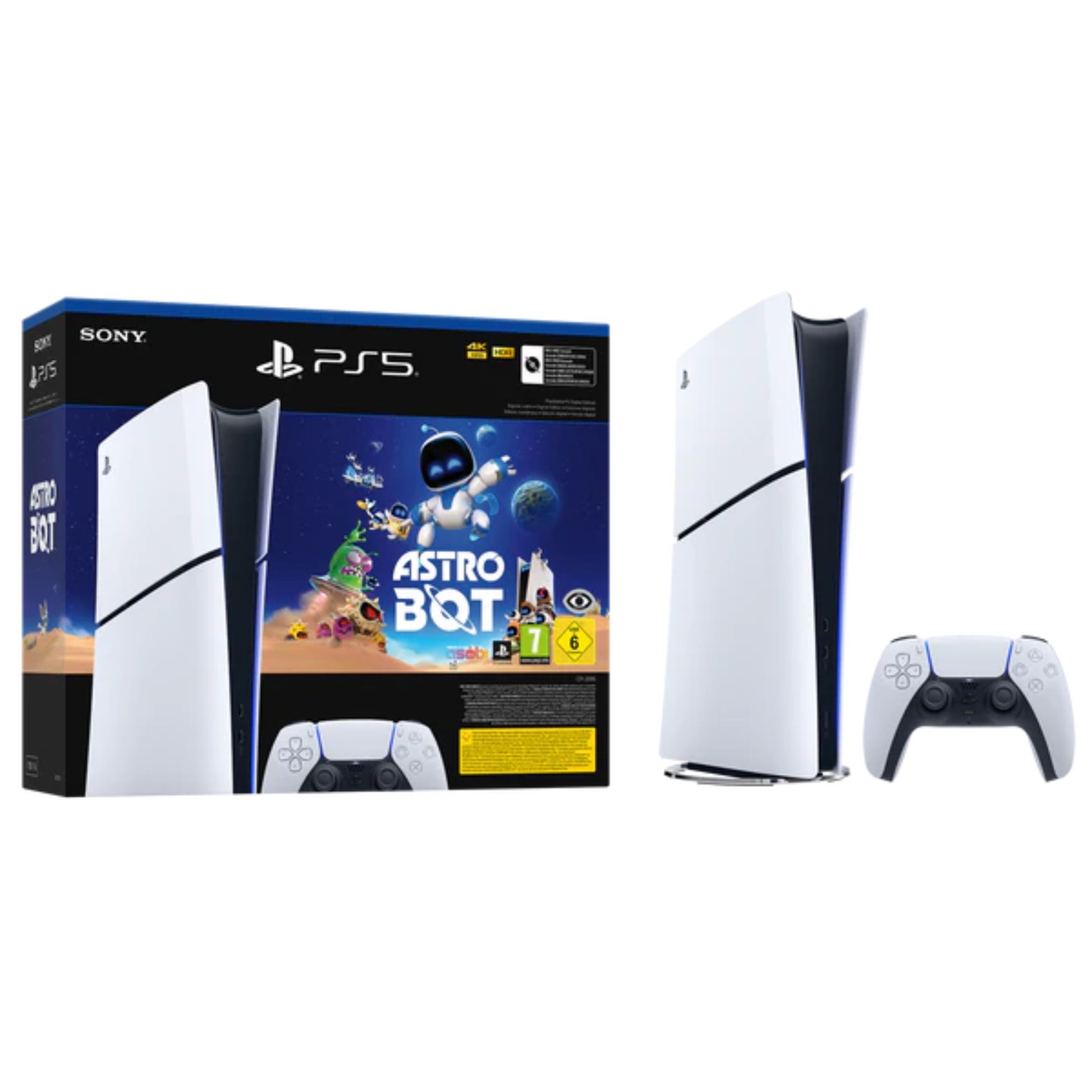 קונסולה Ps5 Slim Digital Edition + Astro Bot