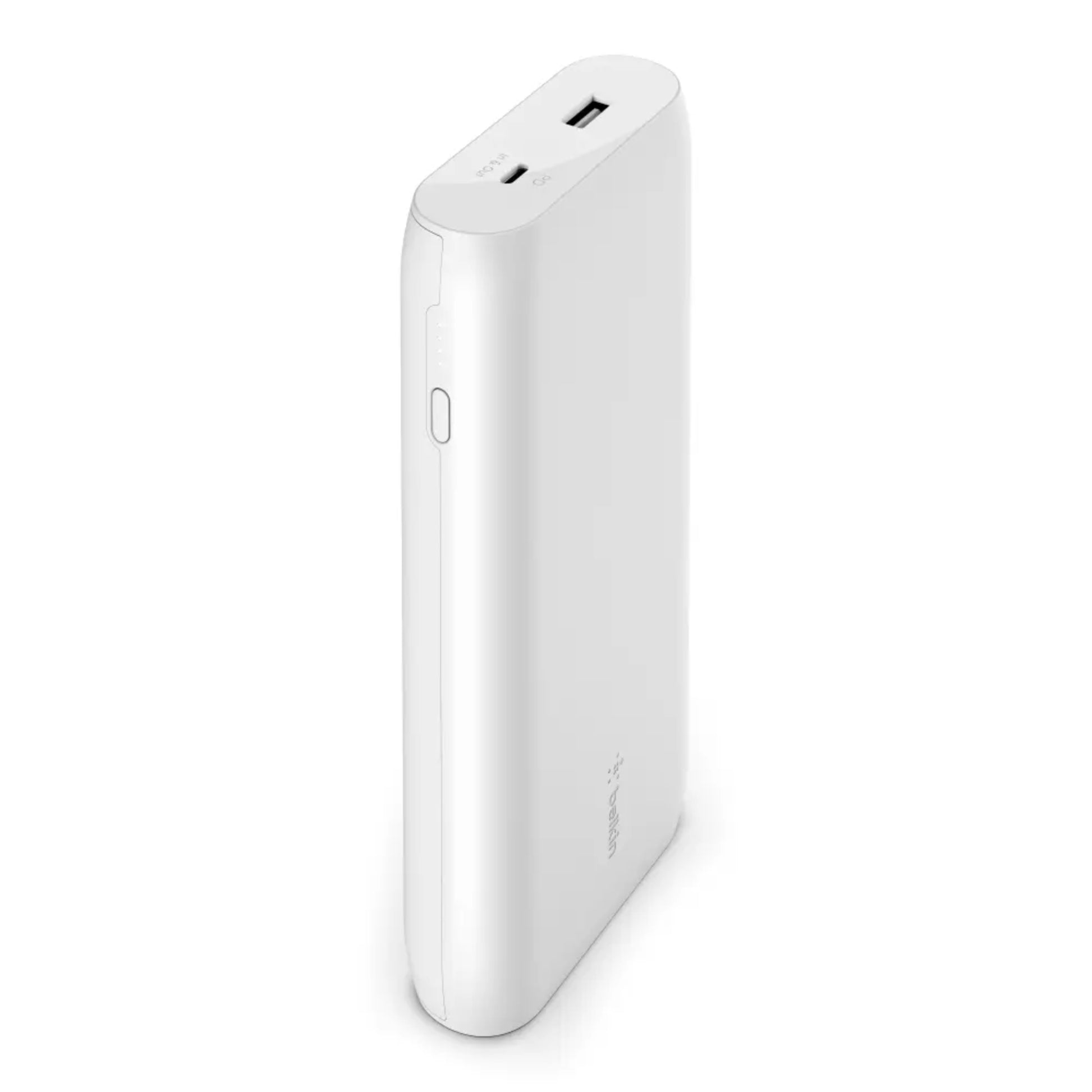 סוללת גיבוי Usb-c Pd + Usb-a 30w 20,000mah לבן Belkin