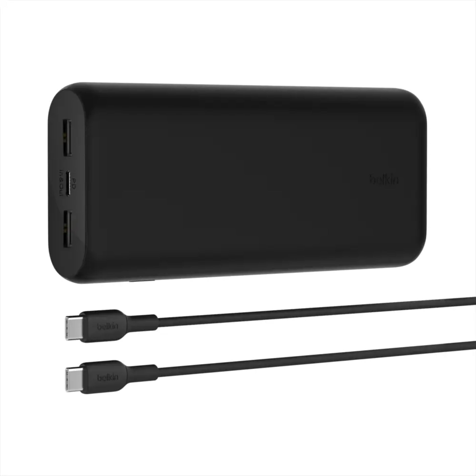 סוללת גיבוי Usb-c Pd + Usb-a 20w 20,000mah שחור Belkin