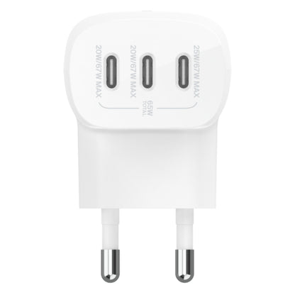 מטען קיר 67w Trio Usb-c Pd With Pps לבן