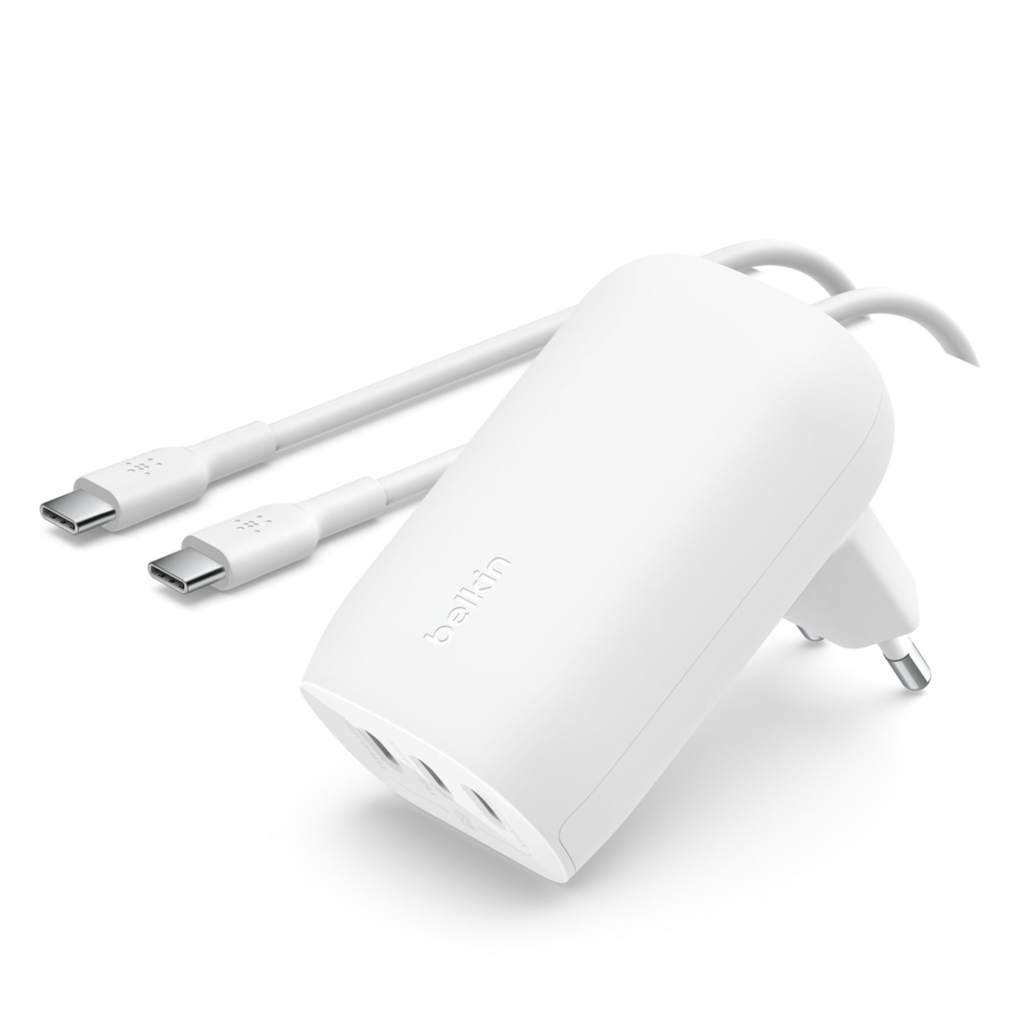 מטען קיר 67w Trio Usb-c Pd With Pps לבן