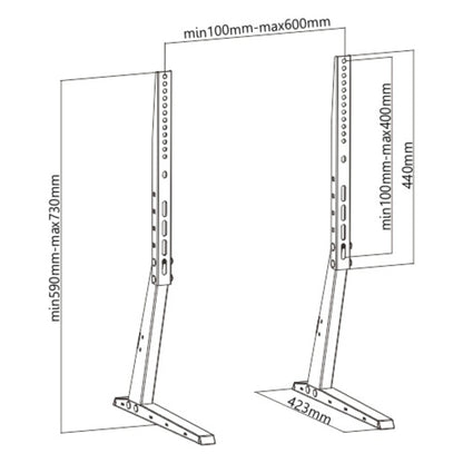 מעמד שולחני למסך 70"-37" Lumi