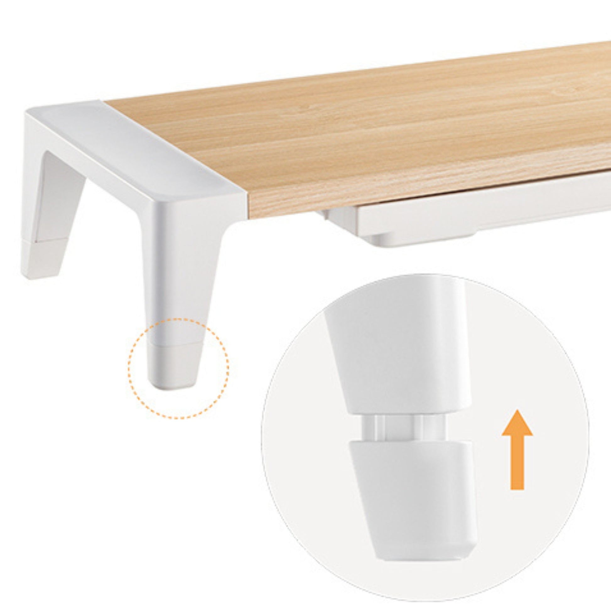 תושבת הגבהה למסך עם מגירה Lumi STB-143