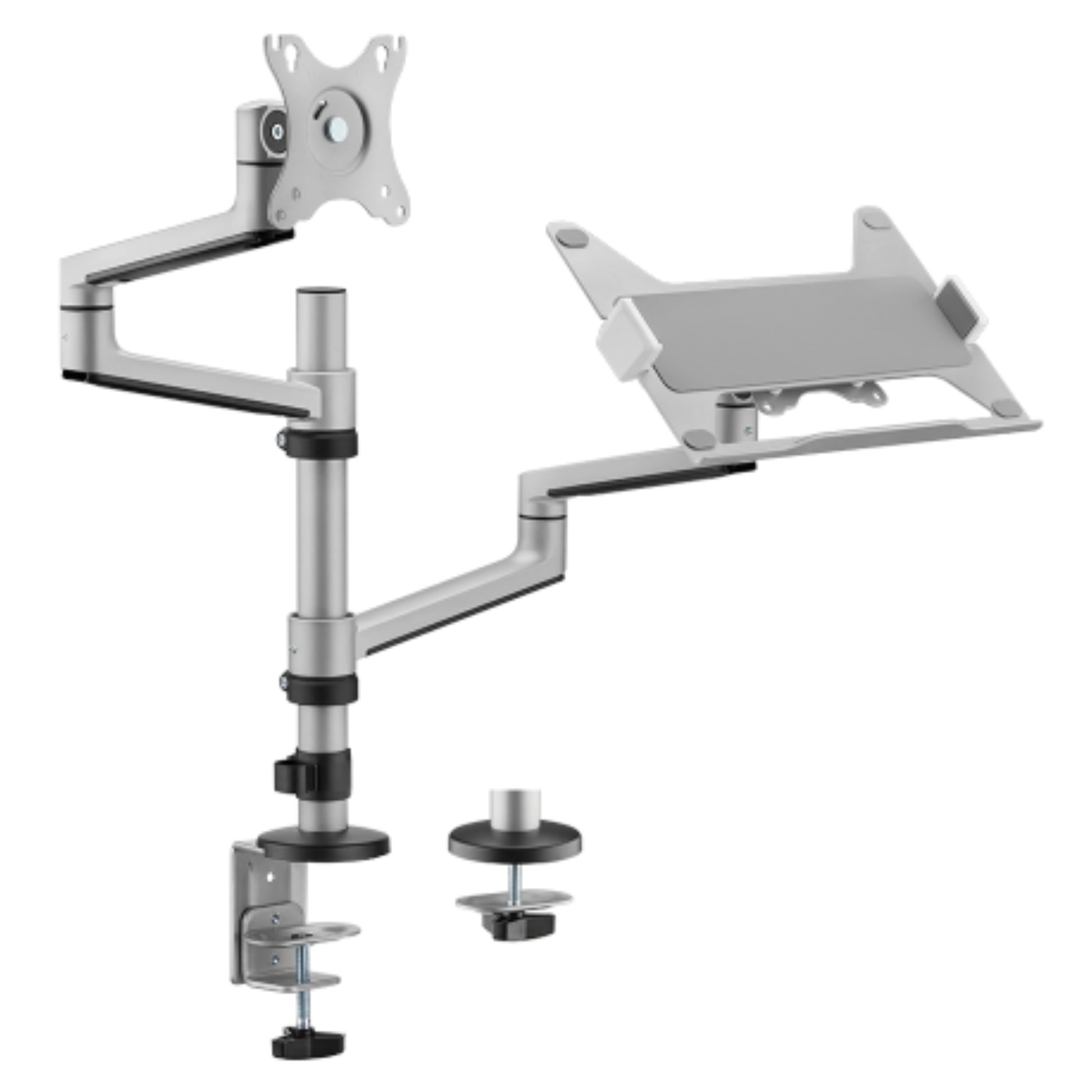 זרוע שולחנית כפולה ללפטופ ולמסך Lumi LDT72-C024ML