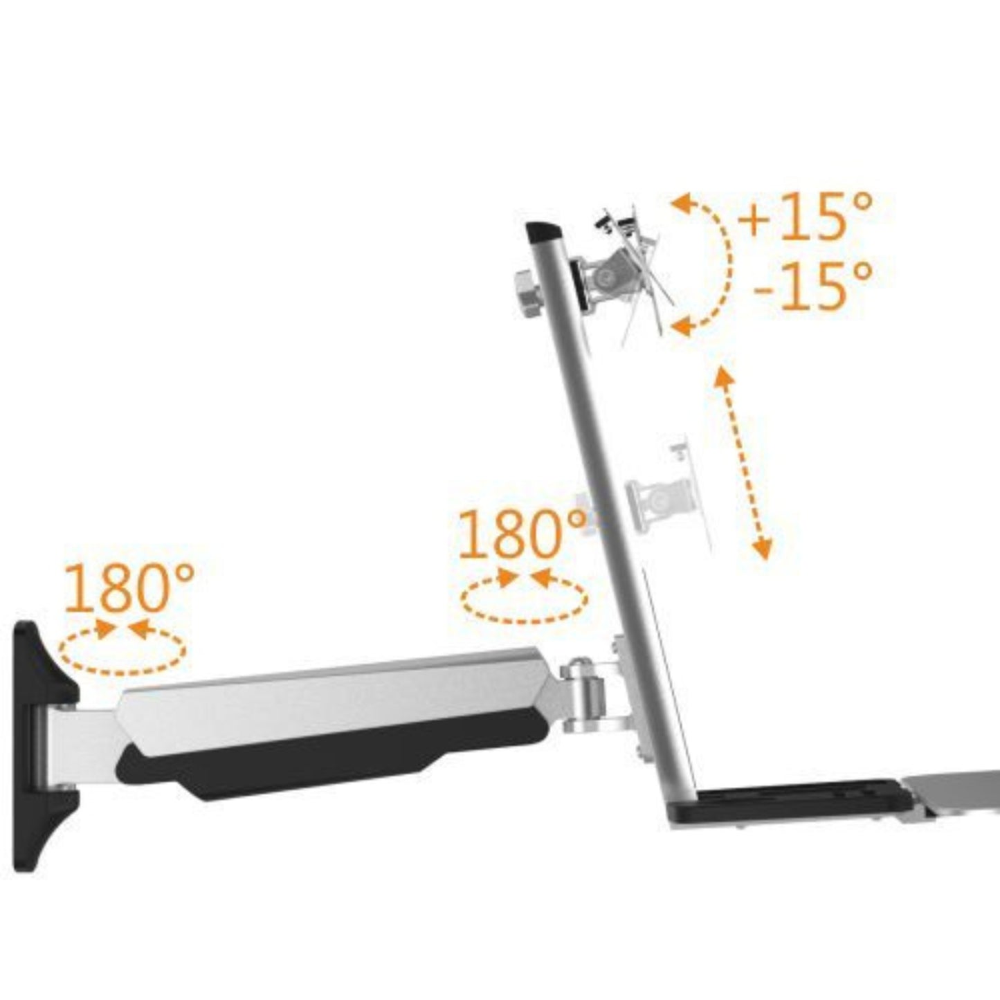 מתקן תליה צמוד קיר Lumi DWS02-W01