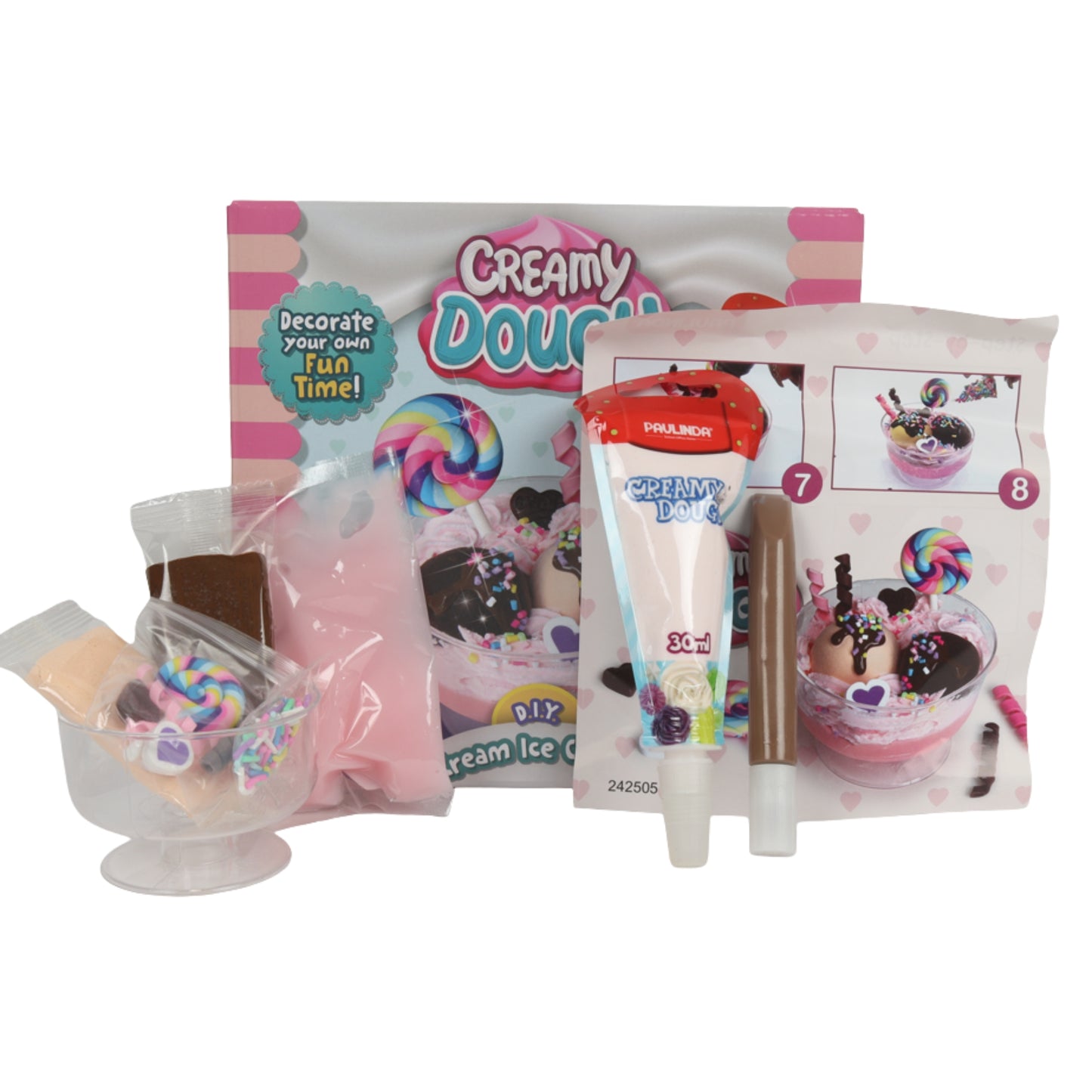 ערכת בצק קרמי גלידה