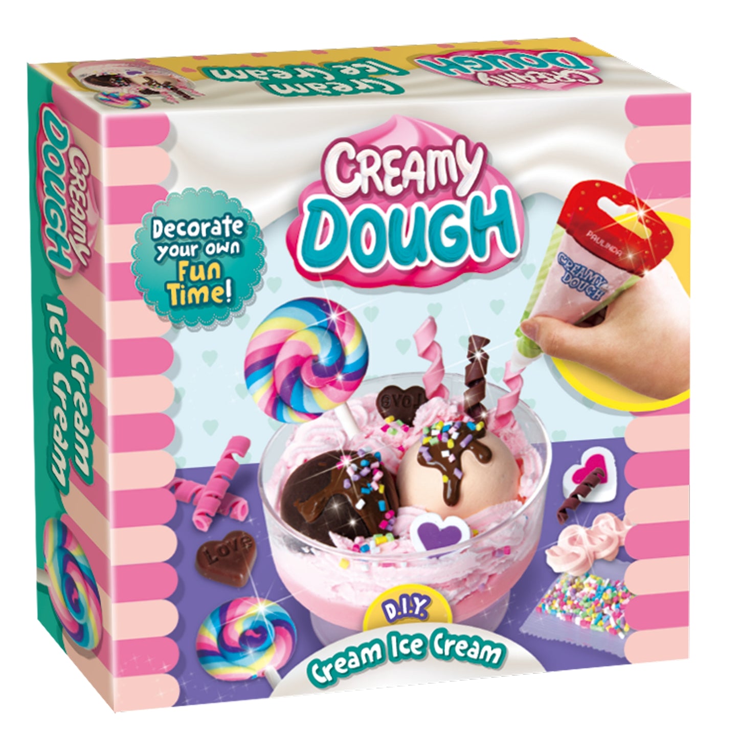 ערכת בצק קרמי גלידה