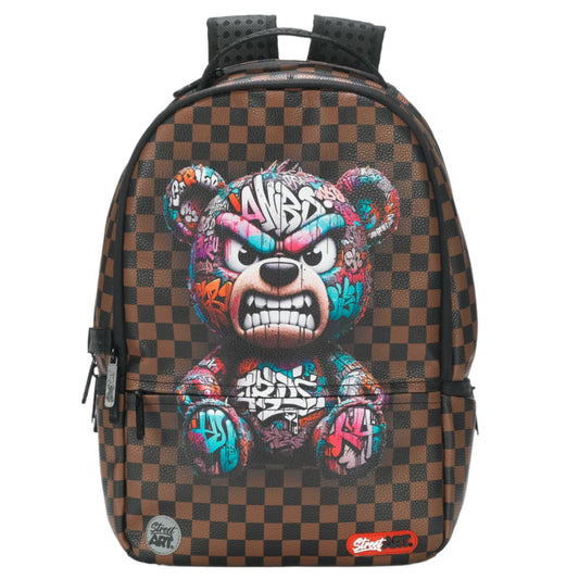 תיק גב Street Art Grumpy Bear Pu