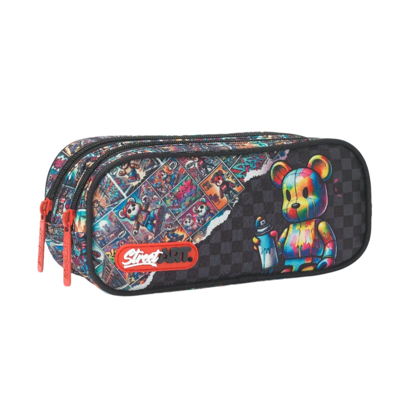 קלמר 2 תאים Street art Bearbrick