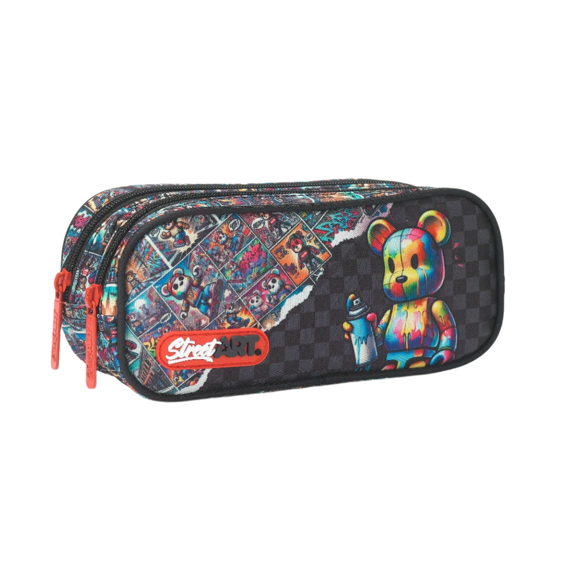 קלמר 2 תאים Street art Bearbrick