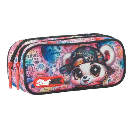 קלמר 2 תאים Street art Sweet Bear