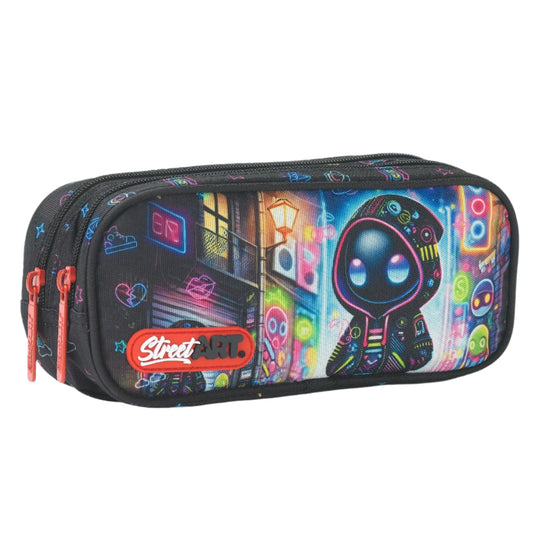 קלמר 2 תאים Street art Futuristick