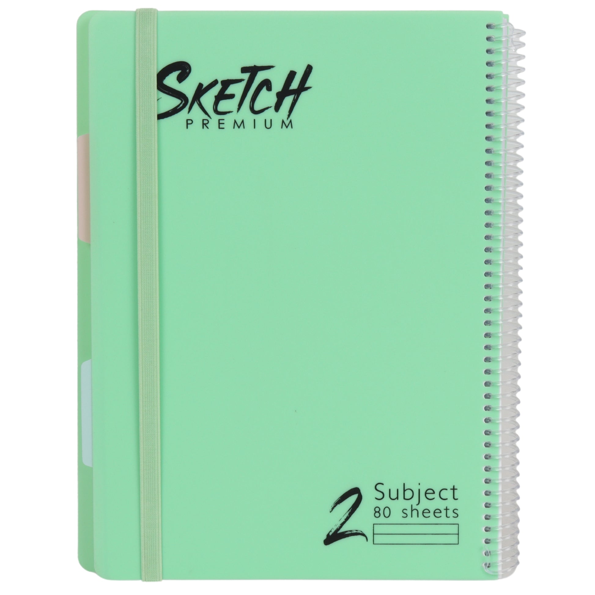 מחברת ספירלה A4 שורה 2 נושאים 80 דף Sketch מעורב צבעי פסטל