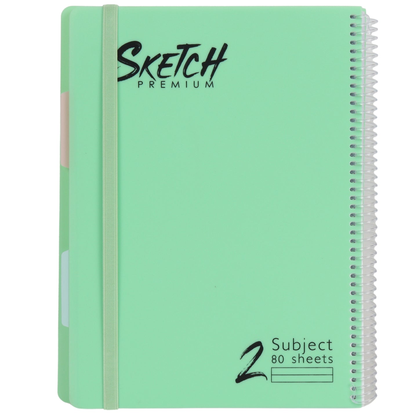 מחברת ספירלה A4 שורה 2 נושאים 80 דף Sketch מעורב צבעי פסטל