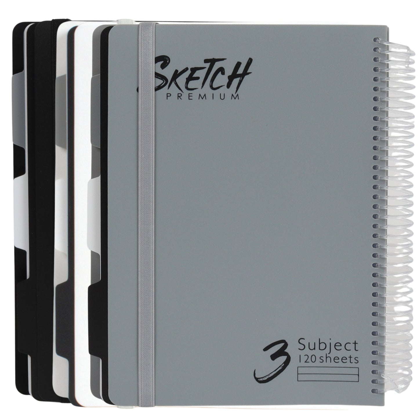 מחברת ספירלה B5 שורה 3 נושאים 120 דף Sketch מעורב צבעים