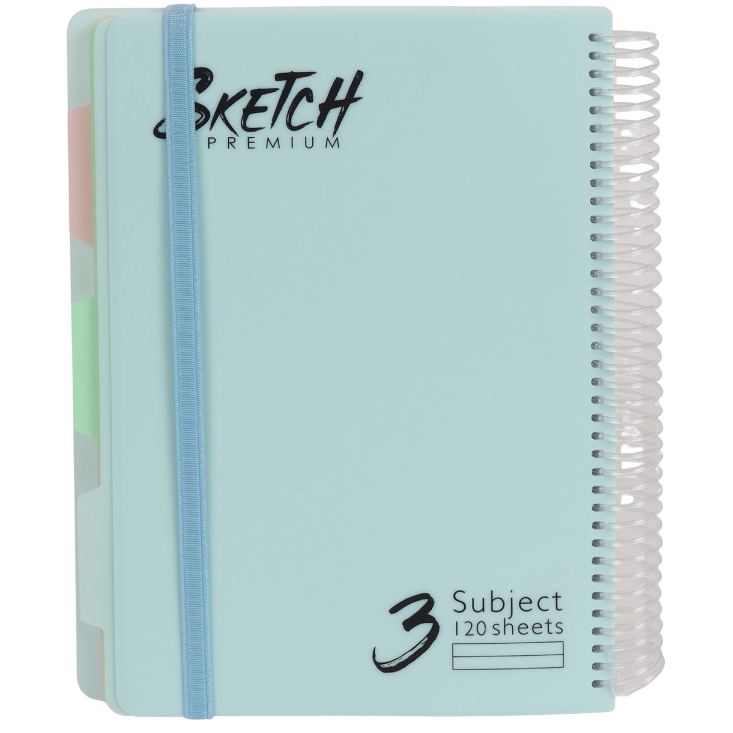 מחברת ספירלה B5 שורה 3 נושאים 120 דף Sketch מעורב צבעי פסטל