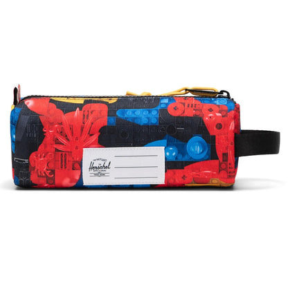 Herschel Lego settlement pencil case scavenger hunt bricks
