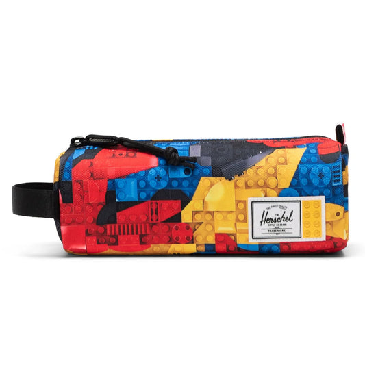 Herschel Lego settlement pencil case abstract bricks