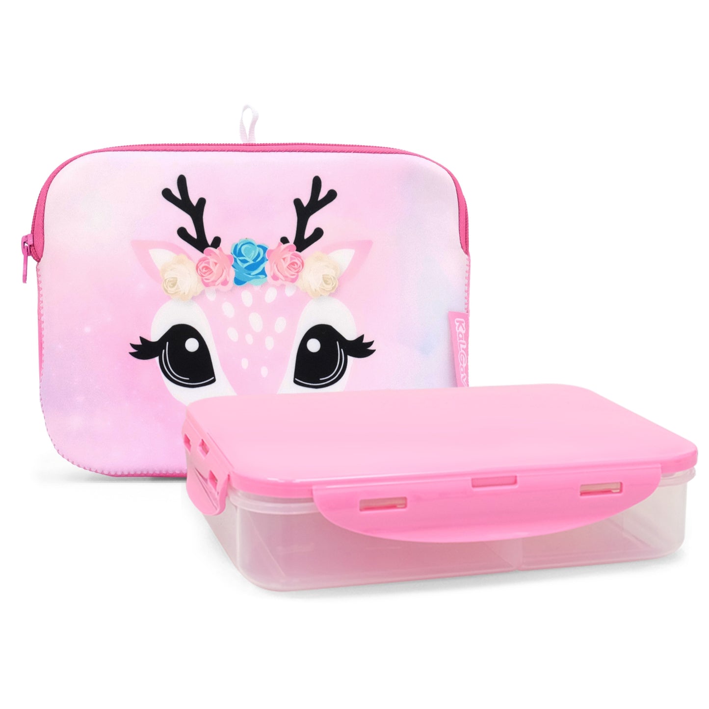 ורוד Deer תיק אוכל