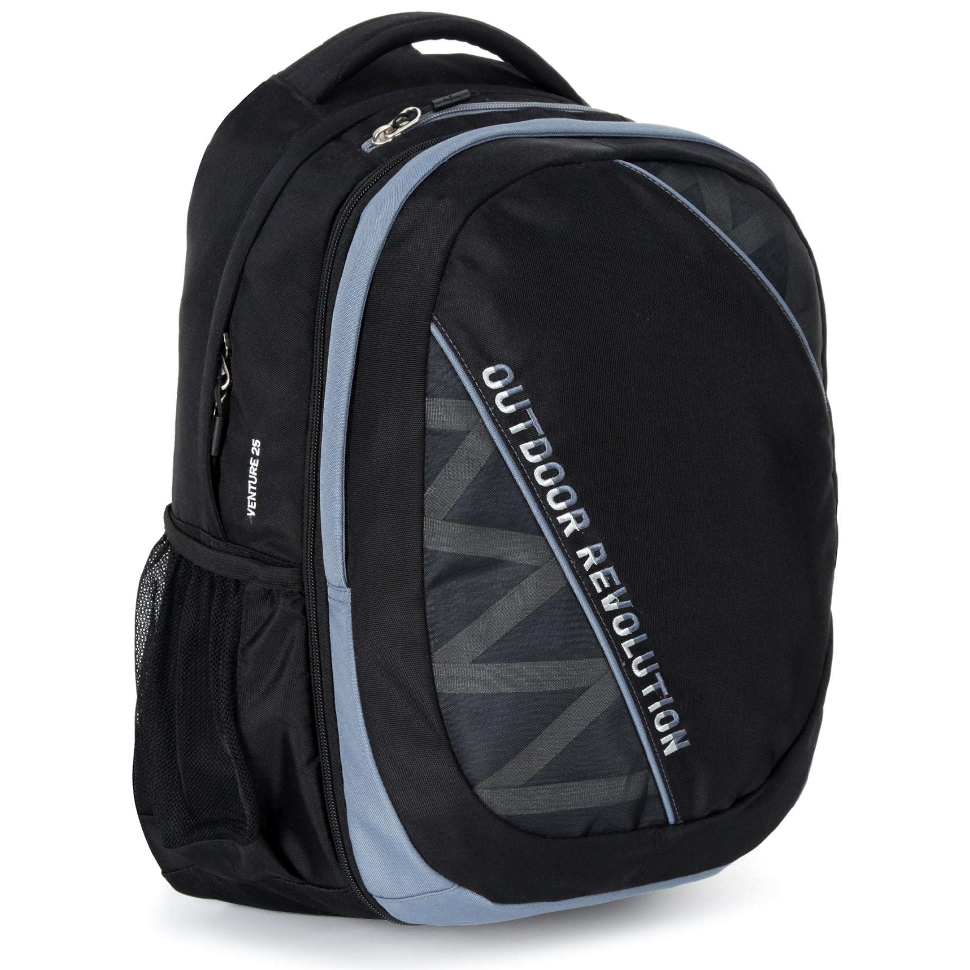 תיק גב מתרחב 25 Outdoor Venture שחור אפור
