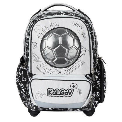 תיק גב אורטופדי  X-Fix Soccer Ball שחור כסוף