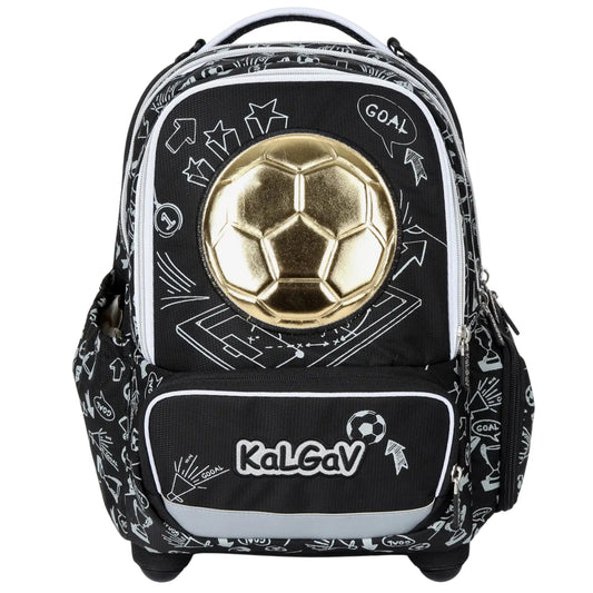 תיק גב אורטופדי X-Fix Soccer Ball שחור לבן