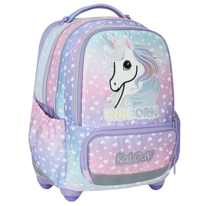 תיק גב אורטופדי Unicorn X-Fix לילך