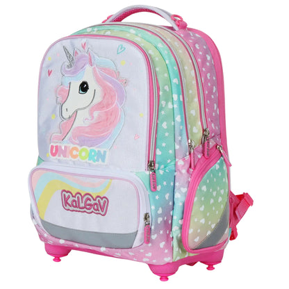 תיק גב אורטופדי X-Fix Unicorn ורוד