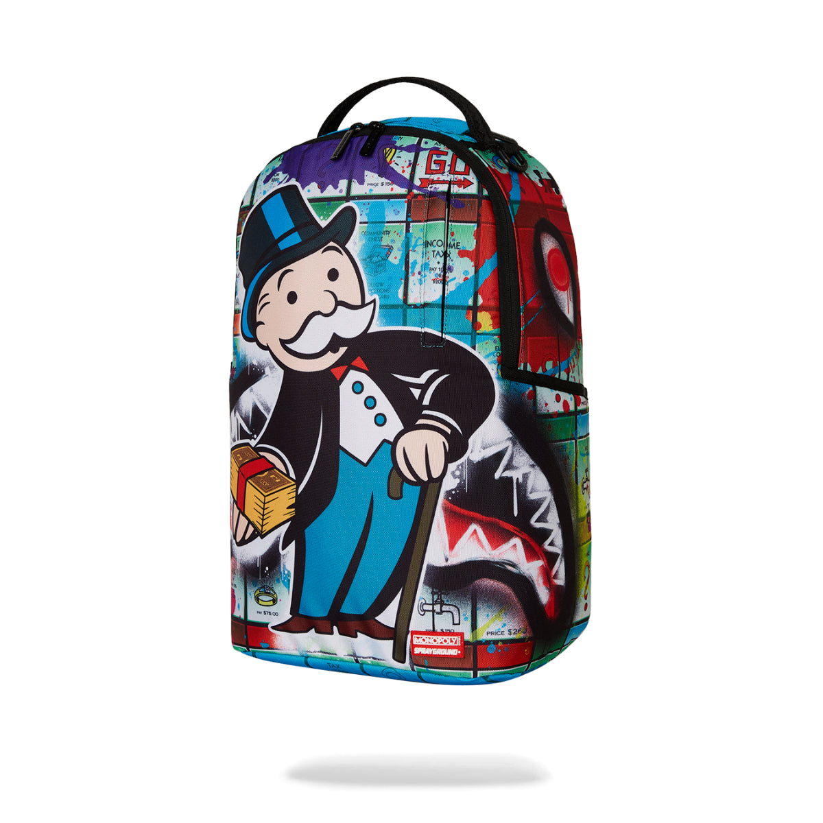 תיק גב Sprayground Monopoly Man Sprayed Board DLXR