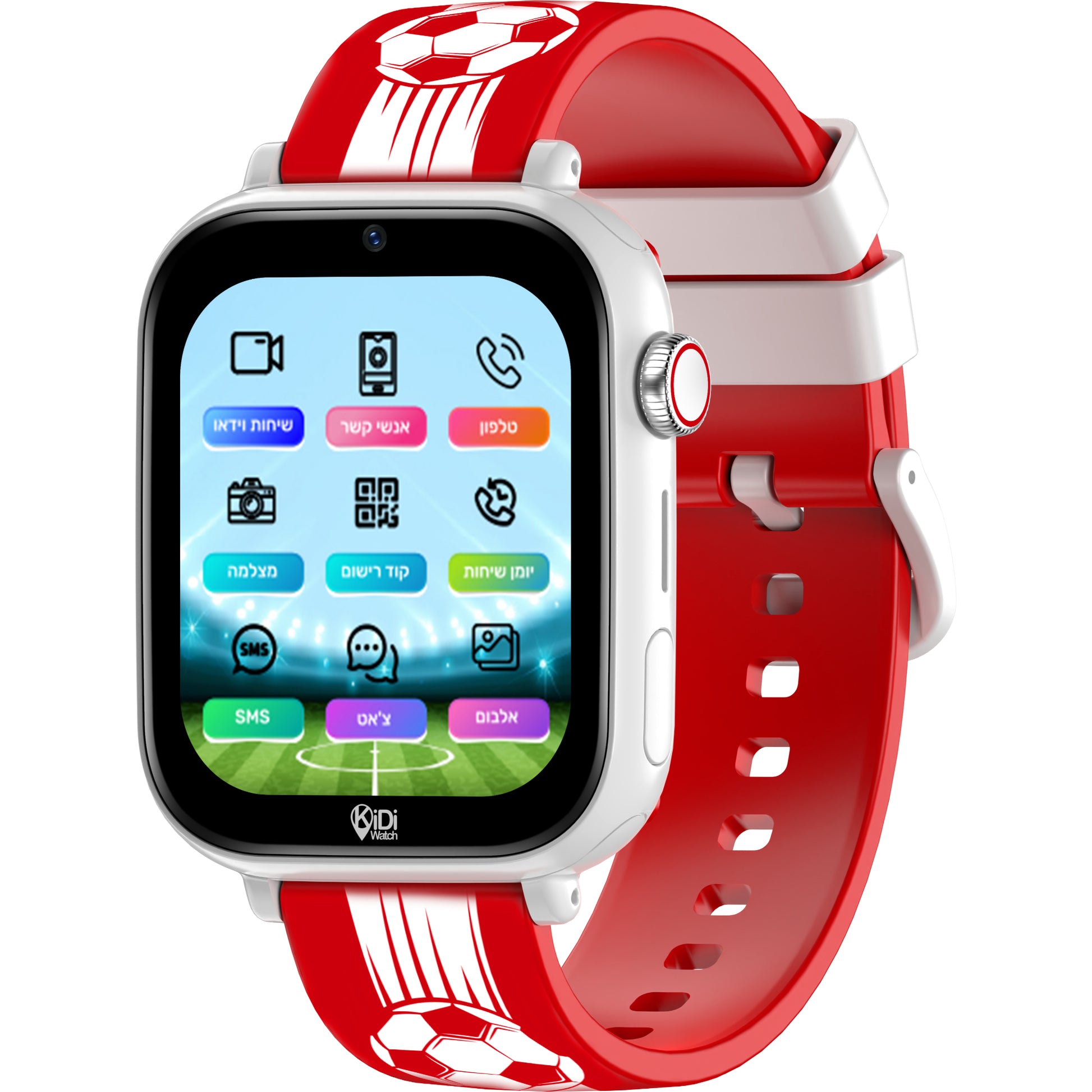 שעון חכם LBS 4G לילדים KidiWatch דגם CHAMPION כדורגל