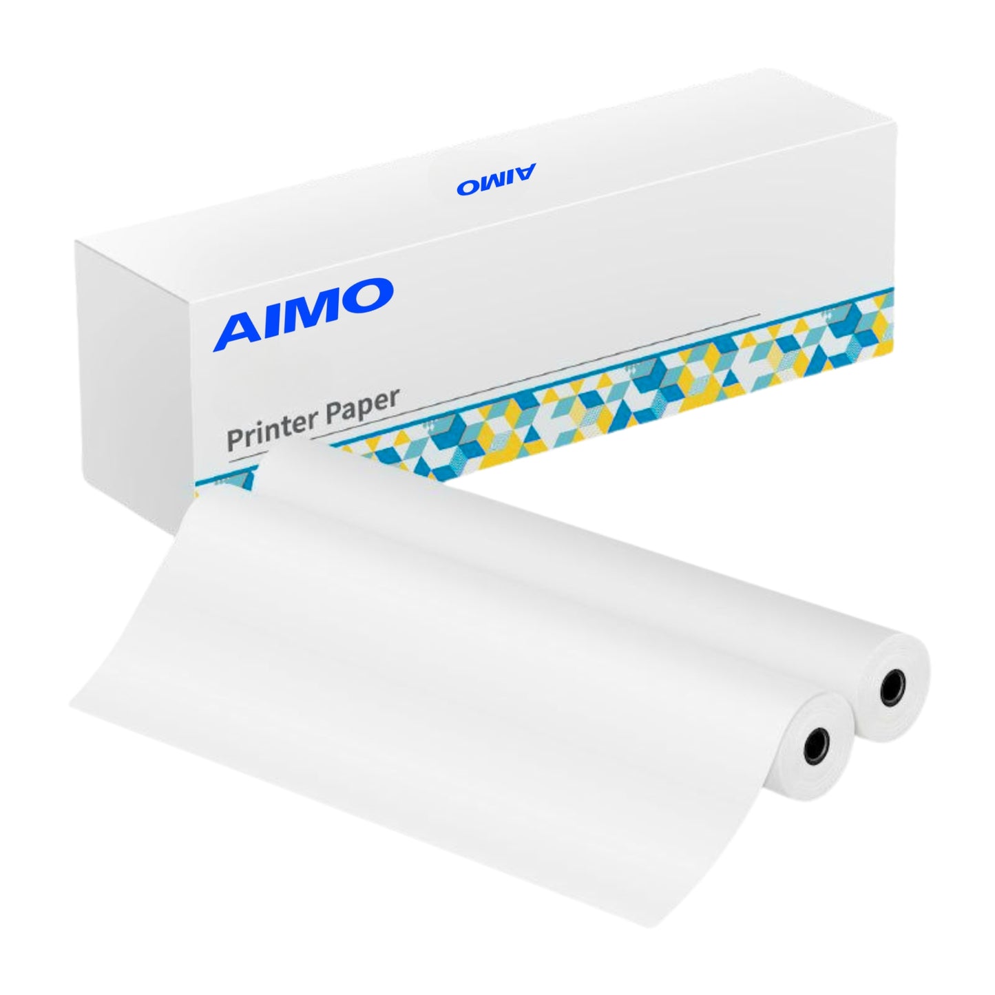 זוג גלילי נייר תרמי 2 יח' 210mm*6.5m A4 למדפסת לבית Aimo