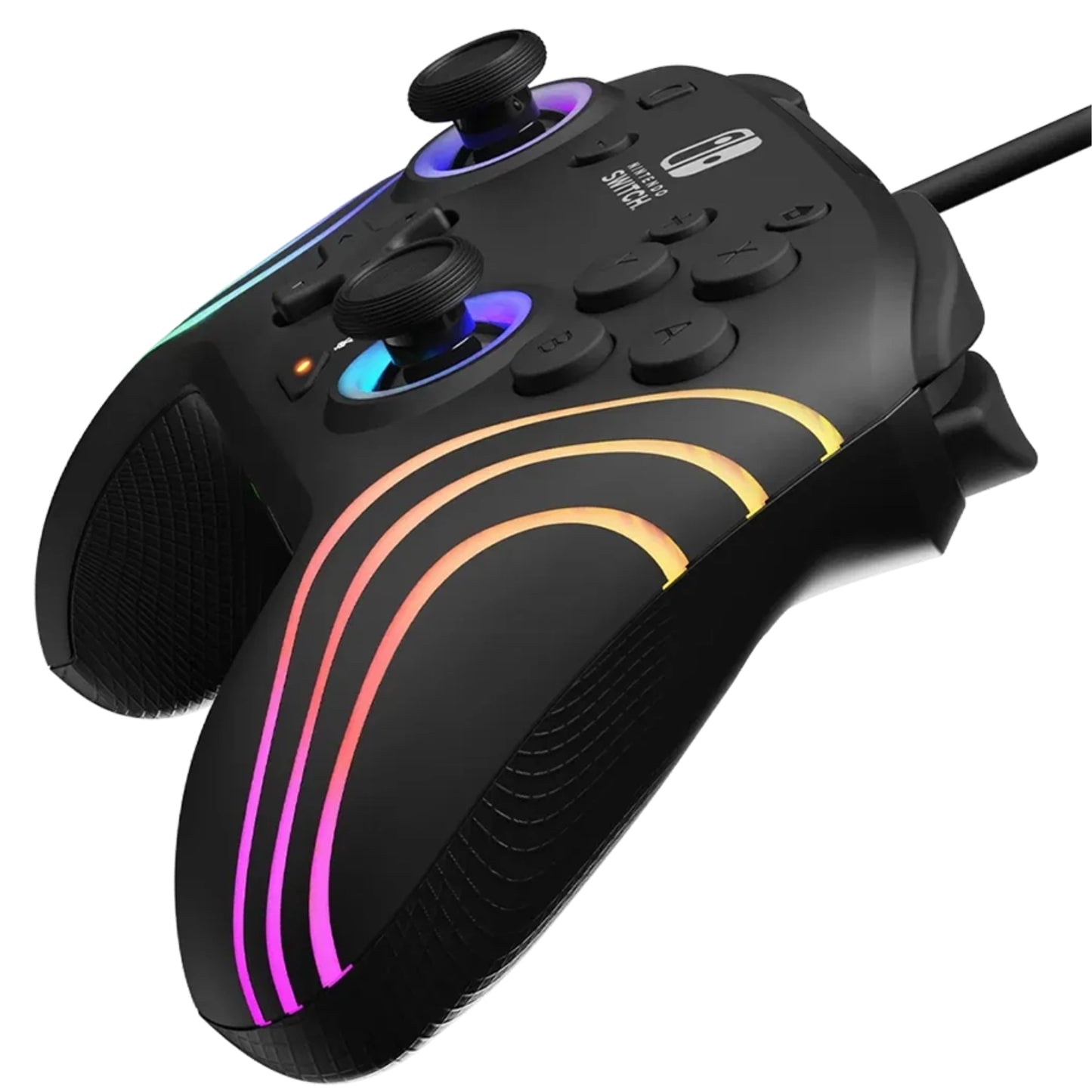 בקר חוטי PDP Afterglow RGB Controller Nintendo שחור