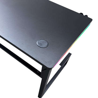 שולחן גיימינג Dragon Rgb Tgiga 160 Cm