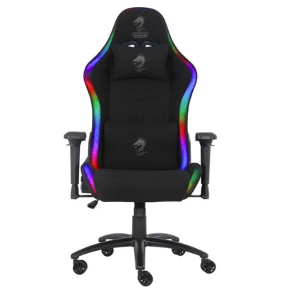 כיסא גיימינג בד שחור Dragon Space Plus Rgb