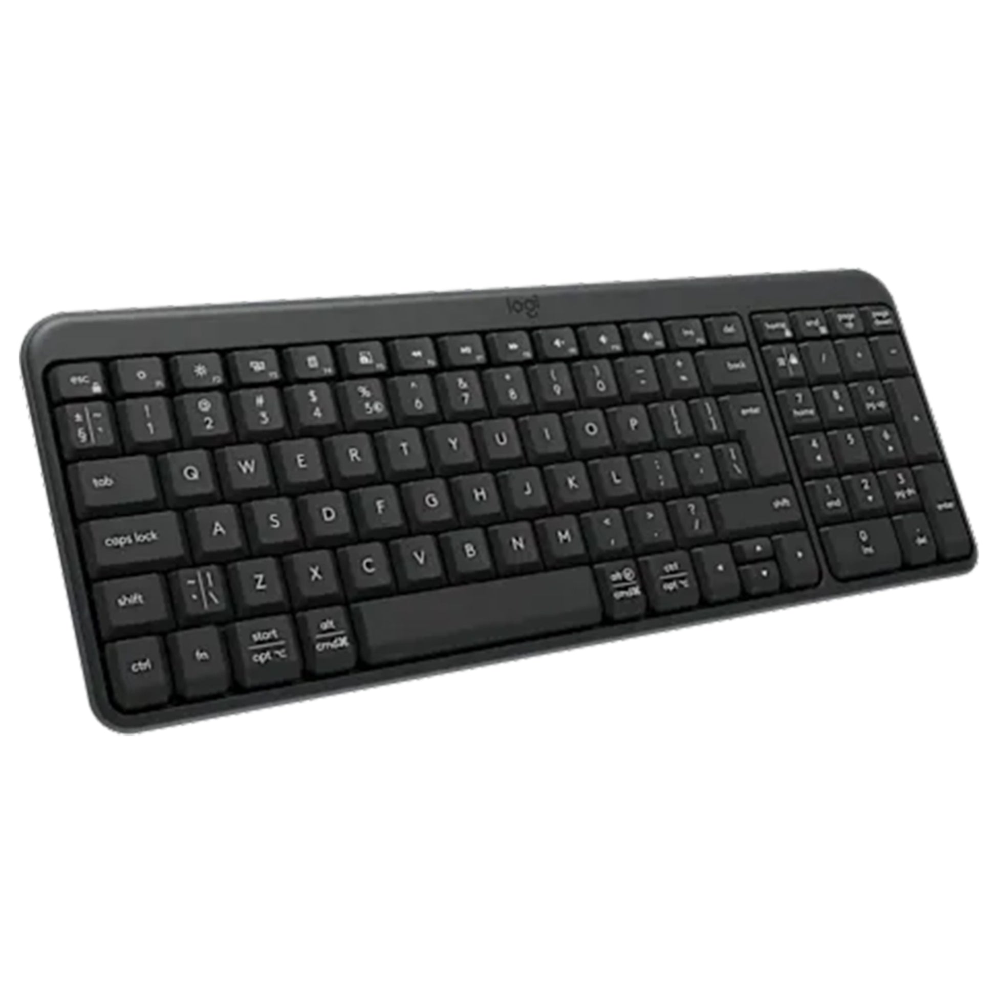 מקלדת אלחוטית Logitech K250 Graphite Heb 2.4ghz/bt