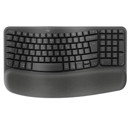 סט מקלדת ועכבר ארגונומיים Logitech Wave Keys and Lift Combo
